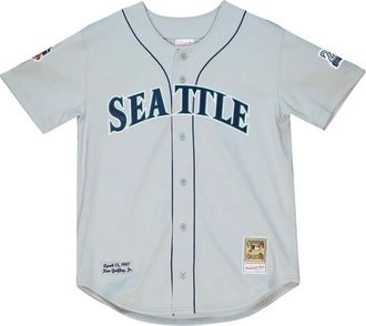 Mitchell & Ness Top authentic MLB Seattle Mariners Cooperstown 20th Anniversary - Grey - Grigio