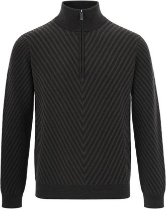 Emporio Armani Dolcevita Finezza - - Knitwear - Uomo - Marrone - M