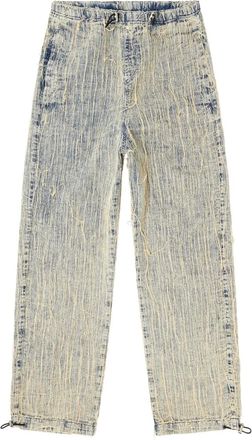 Diesel Jeans D-Martial con frange - Blu