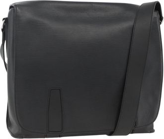 Louis Vuitton Harrington Messenger Epi Leather Black Leather Handbag (Pre-Owned)