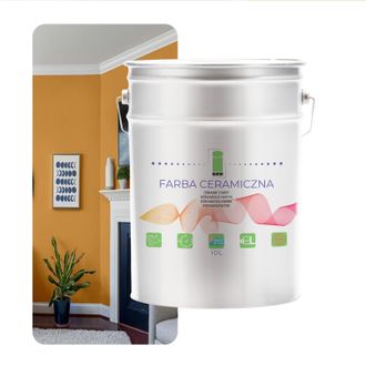 OEM Pintura Cer&aacute;mica Para Paredes Lavable Oro Terracota Claro 10l Resistente A Las Manchas