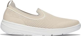 FitFlop Fitflop Super-q Knit Womens Trainers Paris Beige Textile - Size UK 3