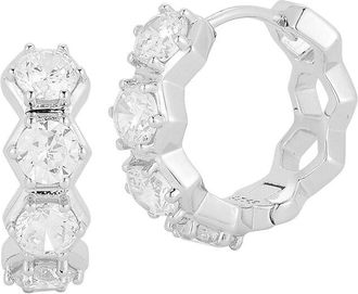 Glaze Jewelry Silver Cz Earrings