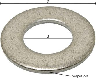 OEM Rondella Piana Comune M 30 - 4,3 X 56 X 31 Mm