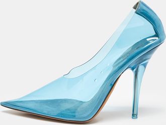 Yeezy by Kanye West Yeezy Blue Pvc Toe Season 7 Pointed Pumps