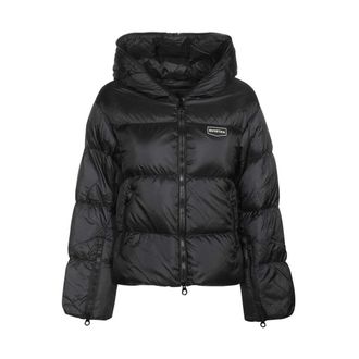 ★DUVETICA★ Africa W Black Women's Down Jacket V-24F-VDDJ30 Duvetica Belted Hooded Long Down Jacket | italist
