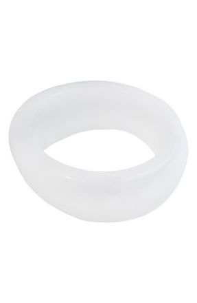 Panacea Resin Bangle in White at Nordstrom
