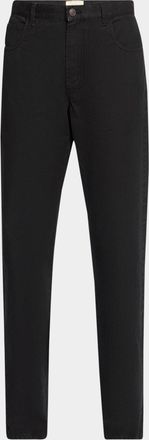 The Row Landais Mid-Rise Straight-Leg Jeans