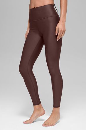 Alo | 7/8 High-Waist Airlift Legging in Brownstone, Size: Medium
