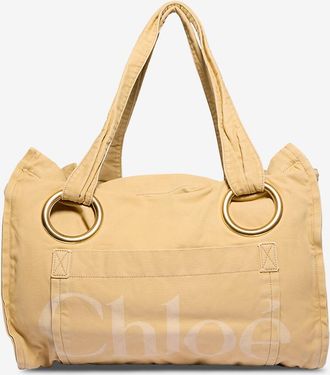 Chlo&eacute; Shopper aus Baumwollcanvas Chlo&eacute; Plage