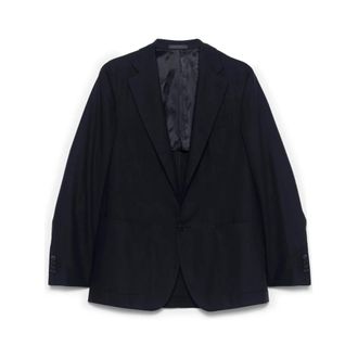 Caruso Heren, Jassen, Blauw, Maat: 2XL Wol