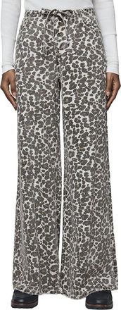 Splendid Lounge Denim Leopard Pant
