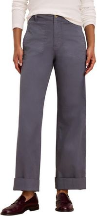 Nic+Zoe Highland Stretch Straight Leg Pants in Dark Bluestone at Nordstrom, Size 12