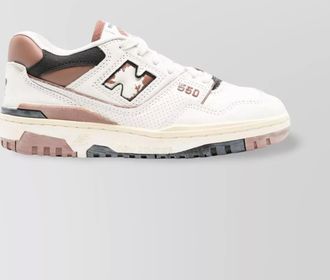 New Balance distressed leather panelled sneakers with polka dots