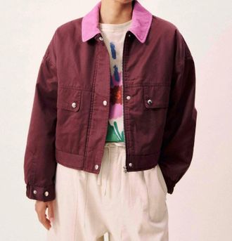 FRNCH Tigressa Jacket In Bordeaux