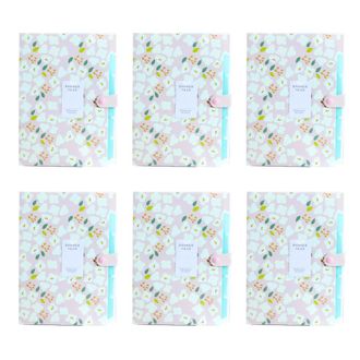 OEM Bolsa Organizadora De Documentos Con Est&eacute;tica Natural, Estampado Floral Aplicado, Material De Vinilo De Alta Calidad, Apta Para Documentos De Tama&ntilde;o A