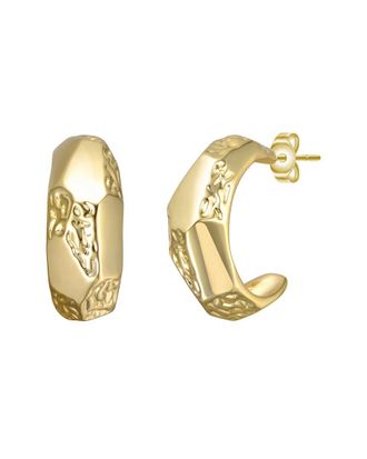 Rachel Glauber 14K Plated Hoops