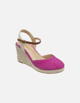 Lotus Womens Mariah Womens Espadrille Wedges - Pink - Size: 6