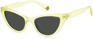 Polaroid PLD 6174/S 40G/M9 Womens Sunglasses Yellow Size 52