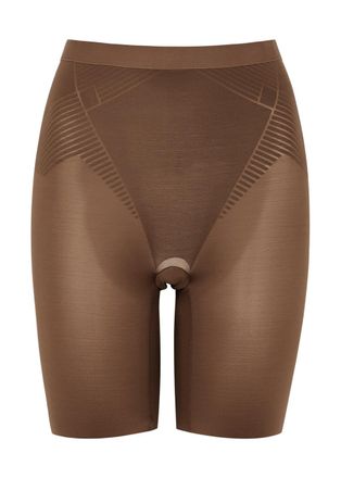 Spanx Thinstincts 2.0 Mid-thigh Shorts - Brown - S