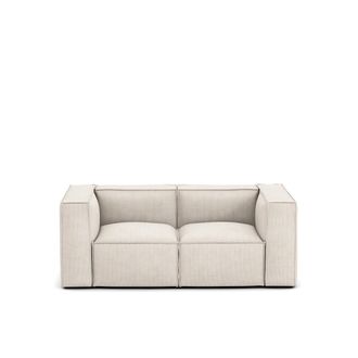 La Redoute Interieurs Modulaire zetel, 2-zit, ribfluweel, Seven