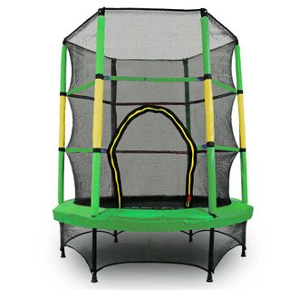 OEM Verde-amarillo-trampol&iacute;n Para Casa Y Jard&iacute;n 140 Jf