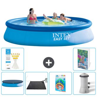 Intex Piscina Easy Set Redonda - 396x84 Cm - 7-piezas S37