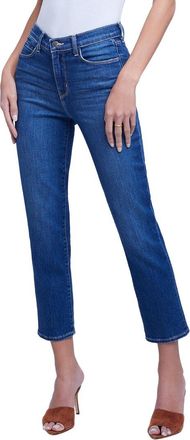 L'agence Lagence Alexia High-Rise Crop Cigarette Jean