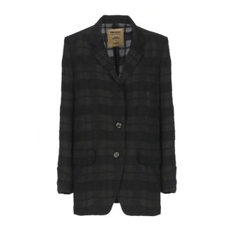 Uma Wang UMA Wang, Dames, Jassen, Zwart, Maat: L Wol