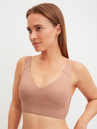 CALIDA Bustier CALIDA Natural Skin, Damen, Gr. L (48/50), N-Gr, timeless taupe, Interlock, Obermaterial: 83% Modal (TENCEL), 17% Elasthan, BHs Bustier, aus w