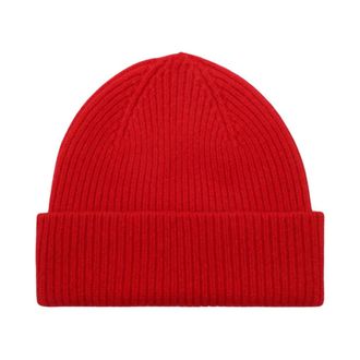 Le Bonnet Muts - Dames - Hoeden - Rood - ONE Size - Wol - Accessoires