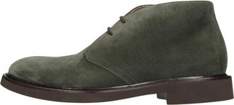Doucal's Su&egrave;de Enkellaars - Heren - Veterlaarzen - Groen - 39 EU - Su&egrave;de - Schoenen