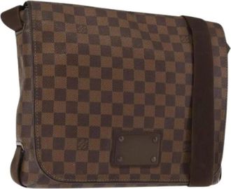 Louis Vuitton Pre-owned Cross Body Bags, female, Brown, Size: ONE SIZE Pre-owned Canvas Cross Body Bag