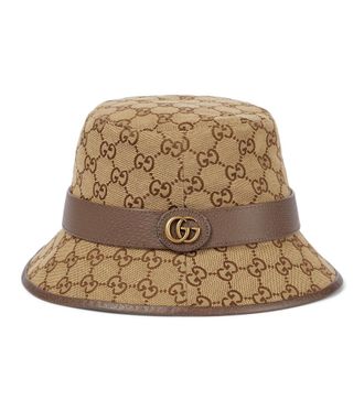 Gucci Sombrero de pescador de lona GG