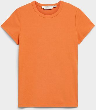 Contemporaine Womens Soft short-sleeve crew-neck T-shirt