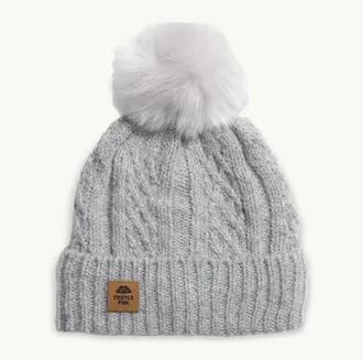 Turtle Fur Lindsey Pom Beanie in Smoke at Nordstrom