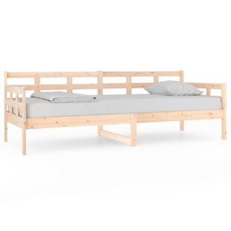 Berkfield Home Day Bed Solid Wood Pine 80x200 cm in Natural
