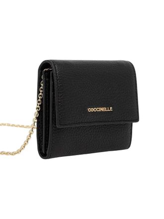 Coccinelle Grained Leather Wallet - Black