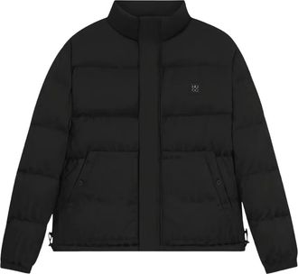 HUGO BOSS Piumino Balto con applicazione - Nero