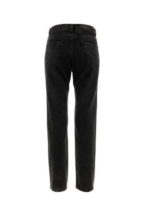 Palm Angels Womens Black Denim Jeans 1010 Exterior: Cotton