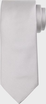 Canali Men & apos;s Satin Silk Tie