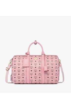 MCM Ottomar Weekender Bag in Visetos in Soft Pink at Nordstrom