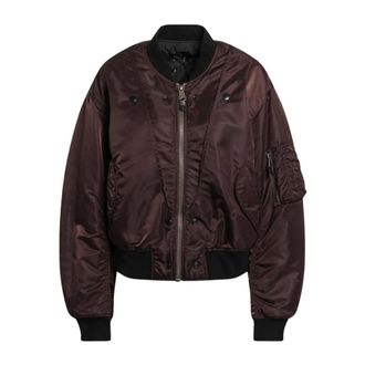 Maison Margiela Jassen, Dames, Bruin, S, Katoen, Reversible Bomberjack