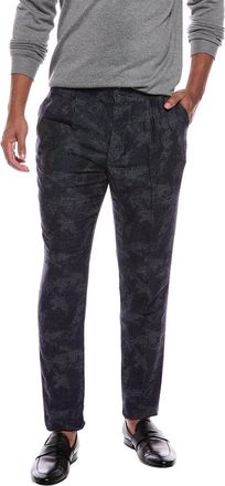 Slowear Slowear Linen-Blend Single Pleat Regular Fit Pant