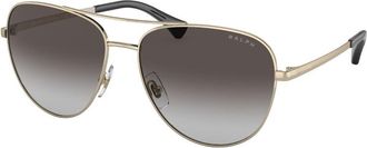 Ralph Lauren RA4139 91168G Womens Sunglasses Gold Size 60