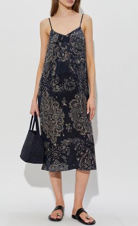 R13 Sleeveless Dress, Womens, Navy Blue