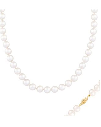 Splendid Pearls 14K 8-8.5Mm Pearl Necklace