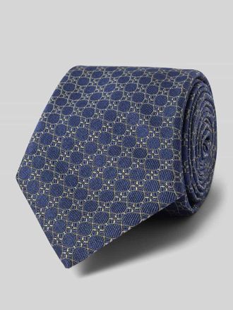 Altea Krawatte aus Baumwoll-Seiden-Mix Modell Gange in Blau, Gr&ouml;&szlig;e 1