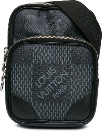 Louis Vuitton 2021 Damier Graphite 3D Amazone Sling crossbody bag - women - Canvas - One Size - Black