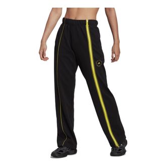 adidas (WMNS) adidas by Stella McCartney Sportswear Track Tracksuit Bottoms Asia Sizing Black Yellow HT0086